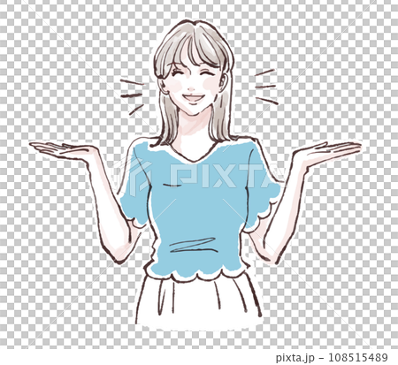 女性・女の子のイラスト素材 女性・女の子のイラスト素材 108515489