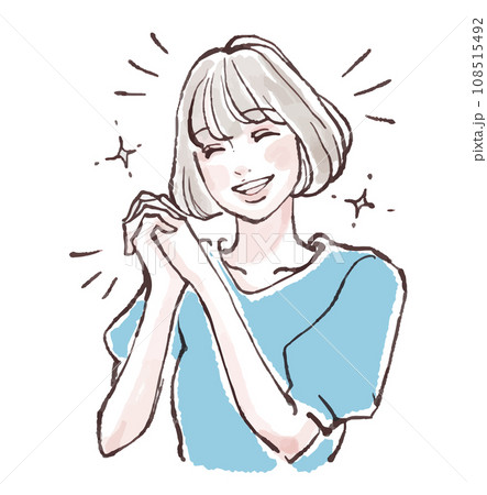 女性・女の子のイラスト素材 女性・女の子のイラスト素材 108515492