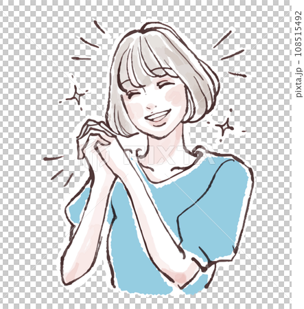 女性・女の子のイラスト素材 女性・女の子のイラスト素材 108515492