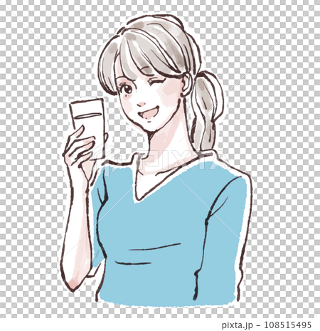 女性・女の子のイラスト素材 女性・女の子のイラスト素材 108515495