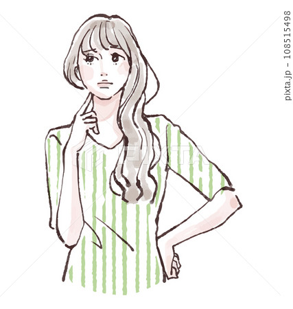 女性・女の子のイラスト素材 女性・女の子のイラスト素材 108515498