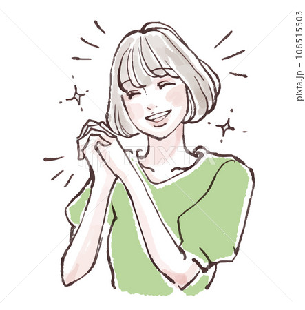 女性・女の子のイラスト素材 女性・女の子のイラスト素材 108515503