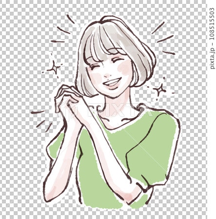 女性・女の子のイラスト素材 女性・女の子のイラスト素材 108515503