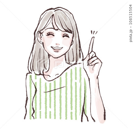 女性・女の子のイラスト素材 女性・女の子のイラスト素材 108515504