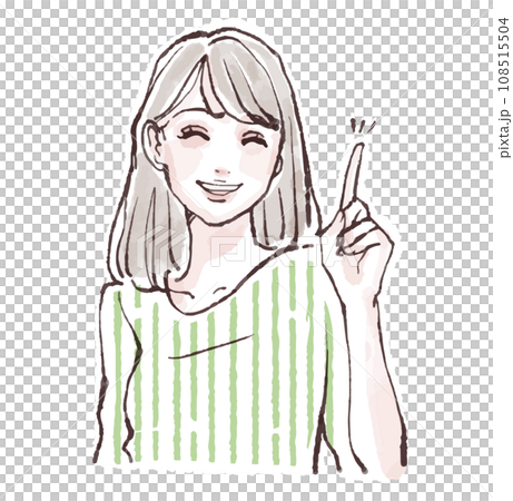 女性・女の子のイラスト素材 女性・女の子のイラスト素材 108515504