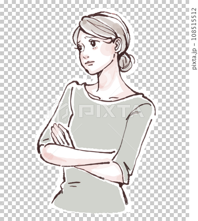 女性・女の子のイラスト素材 女性・女の子のイラスト素材 108515512