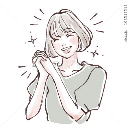 女性・女の子のイラスト素材 女性・女の子のイラスト素材 108515513