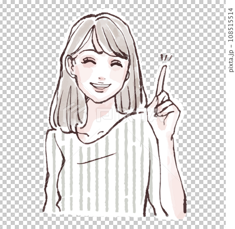 婦女和女孩插畫素材 婦女和女孩插畫素材 108515514