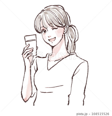 女性・女の子のイラスト素材 女性・女の子のイラスト素材 108515526