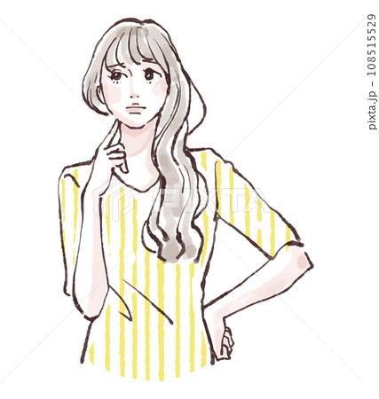 女性・女の子のイラスト素材 女性・女の子のイラスト素材 108515529