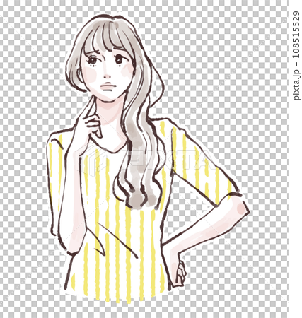 女性・女の子のイラスト素材 女性・女の子のイラスト素材 108515529