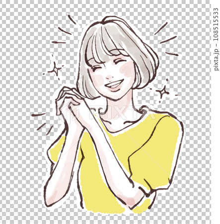 女性・女の子のイラスト素材 108515533