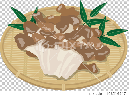Maitake mushrooms in a colander 108516947