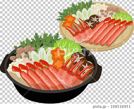 カニすき鍋　具材付き 108516951