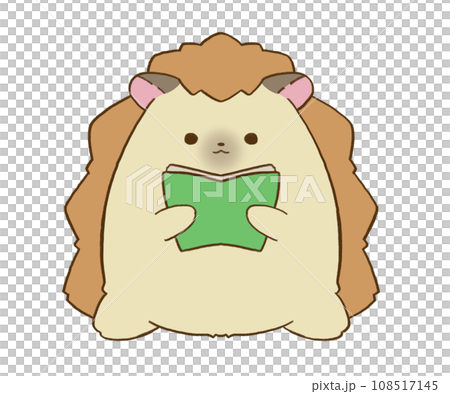 刺蝟坐著看書 108517145