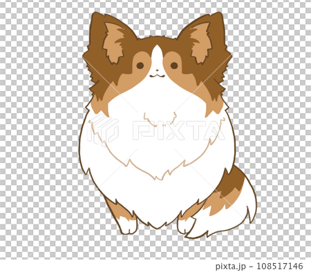 蓬鬆的喜樂蒂坐在前面 108517146