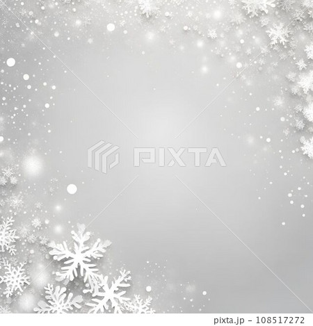 クリスマス背景素材・雪景色 正方形SNS用 クリスマス背景素材・雪景色 正方形SNS用 108517272
