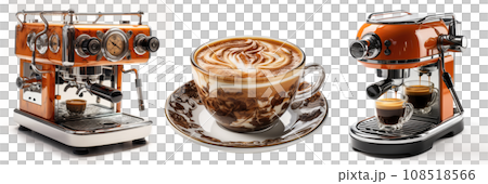 Espresso - Strong and aromatic Italian coffee 108518566