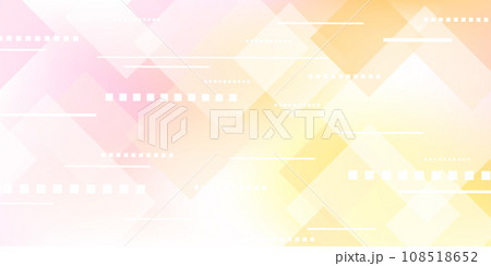 抽象的な幾何学模様とカラフルなグラデーション背景 108518652