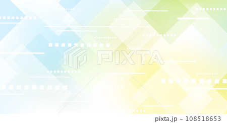 抽象的な幾何学模様とカラフルなグラデーション背景 108518653