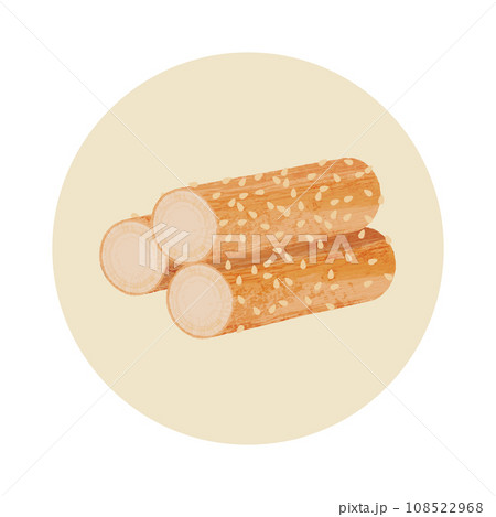 年賀 たたきごぼう 和食 おせちイラスト 108522968