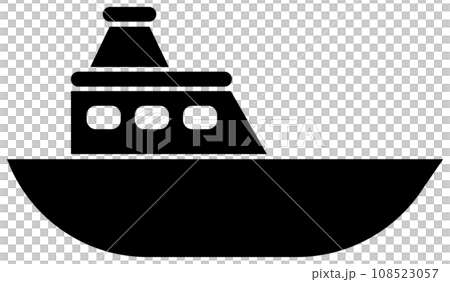 船舶圖示黑色 108523057