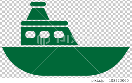 船圖標綠色 船圖標綠色 108523060