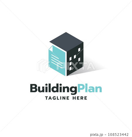Building plan concept logo design template 108523442