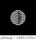 Abstract sphere logo design illustration vector template	 108523562