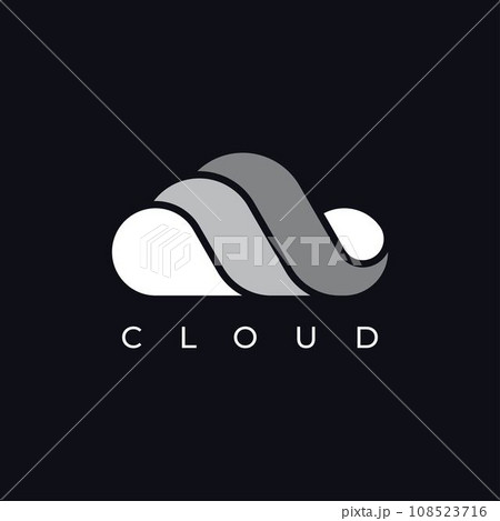 Creative cloud logo design illustration vector template 108523716