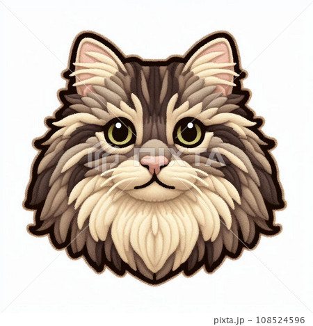 茶色のサイベリアン猫 108524596