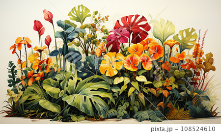 色鮮やかな南国の植物たち