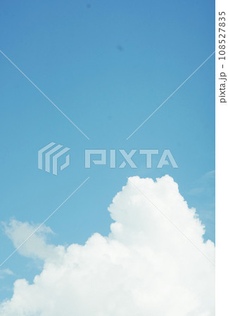 夏の青空と白い雲　オールドレンズ撮影 108527835