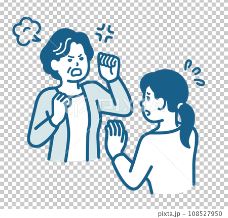 攻撃的な高齢女性 108527950