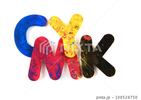 cmyk laser powder isolated cmyk laser powder isolated 108528750