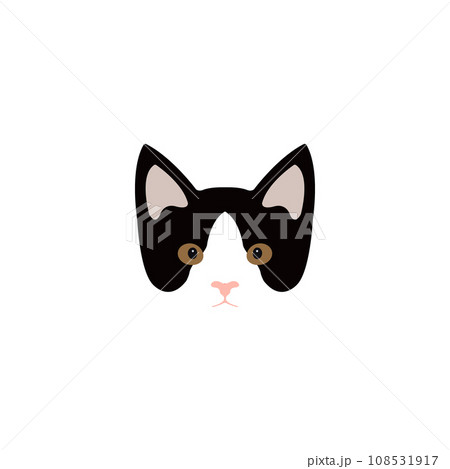 Simple cartoon kitty 108531917