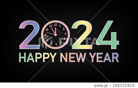 2024 Happy New Year Background Design 2024 Happy New Year Background Design 108532824