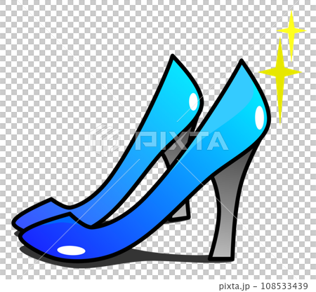 New and shiny women's shoes with high heel silhouettes 108533439