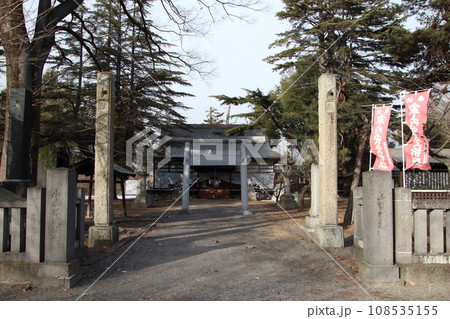 冬の上田城跡公園：上田招魂社（長野県上田市） 108535155