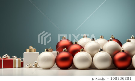 メリークリスマス：ミニマルアート（Minimalism）的表現の背景画像