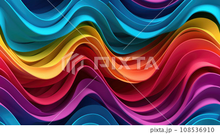Background with liquid colored swirls and dye blends that flows from top to bottom. Fluid art acrylic texture with colorful waves, mixing paint effect. Background with liquid colored swirls and dye blends that flows from top to bottom. Fluid art acrylic texture with colorful waves, mixing paint effect. 108536910