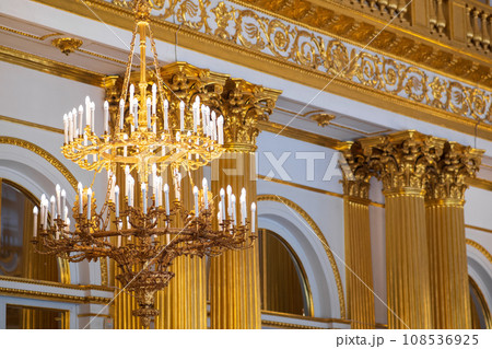 interior elements of the Pavilion Hall in the Small Hermitage in Saint Petersburg interior elements of the Pavilion Hall in the Small Hermitage in Saint Petersburg 108536925