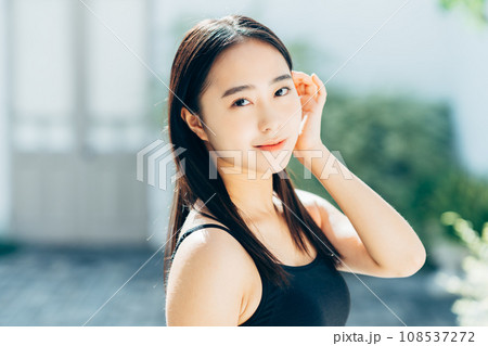 若い女性のビューティ 108537272