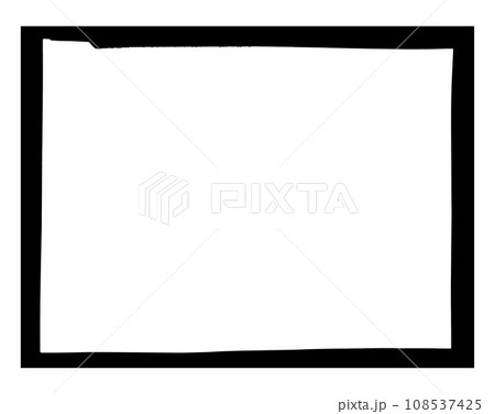 墨　枠　手描き 108537425