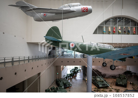 The War Memorial of Korea, history military museum exhibition in Seoul, South Korea on November 5, 2023 108537852