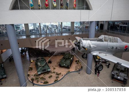 The War Memorial of Korea, history military museum exhibition in Seoul, South Korea on November 5, 2023 The War Memorial of Korea, history military museum exhibition in Seoul, South Korea on November 5, 2023 108537858