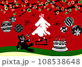 クマのぬいぐるみのクリスマス 108538648