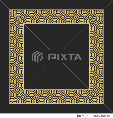 Decorative circular ornament. 108540046