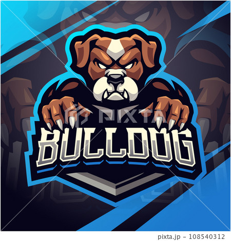 Bulldog esport mascot logo design Bulldog esport mascot logo design 108540312