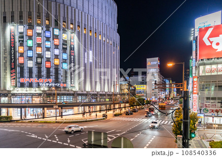 【大阪】ヨドバシ梅田周辺の夜景【都市風景】 108540336